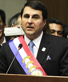 Não ao governo de Federico Franco surgido do golpe parlamentar